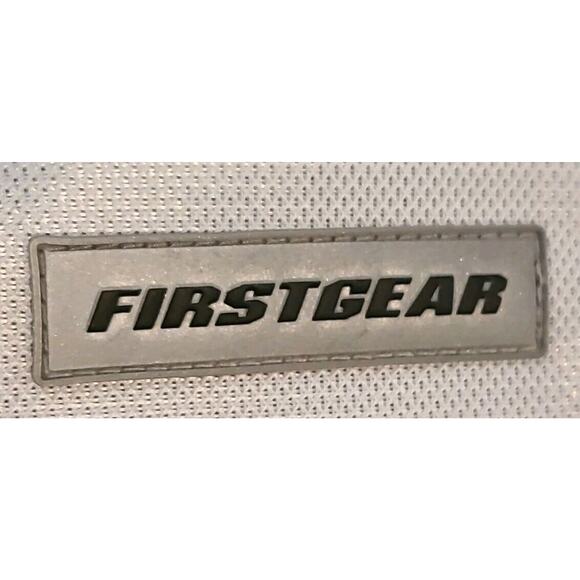 First Gear Womans Large White Mesh Breathable Riding Jacket Padded - Picture 13 of 14